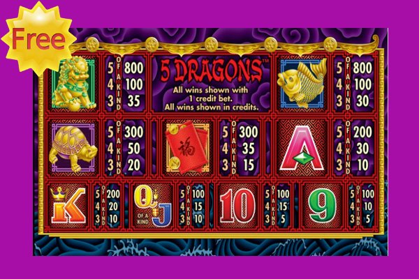 free-5-dragons-online-aristocrat-pokies-slots